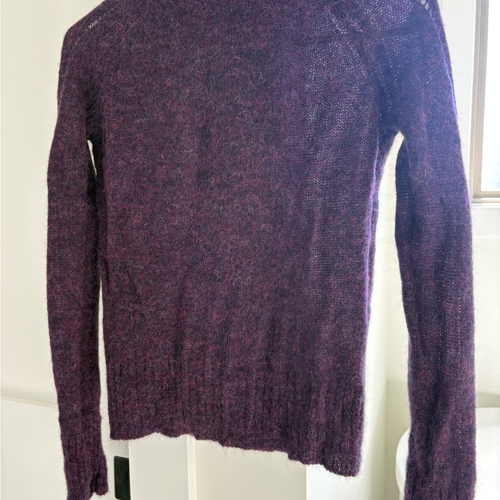 Elegant Plum Turtleneck Sweater